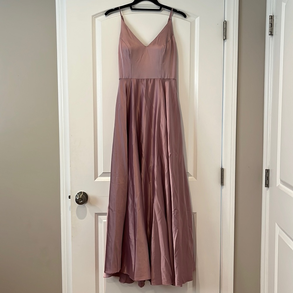 Windsor Juliet Formal High Slit Dress Mauve Women Size 4